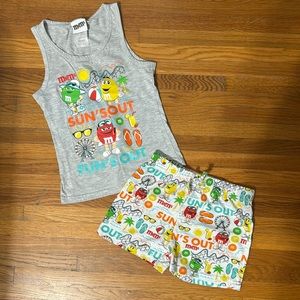 M&M’s GIRL’S SIZE 7/8 SET